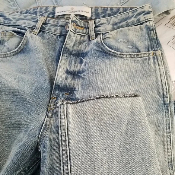Golden Goose Thelma High Waist Carrot Leg Jeans Size 27 Blue - Picture 7 of 11